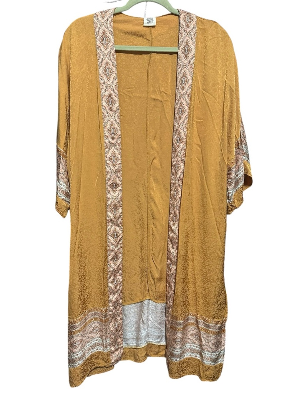Matilda Jane Good Hart Tinsley Gold Floral Kimono Size M/L - Picture 8 of 8